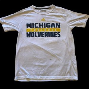 Adidas Michigan Wolverines Climalite T-Shirt Size Medium